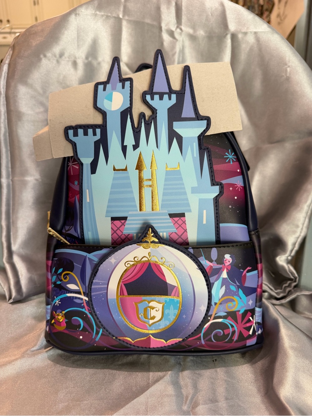 Loungefly Disney Cinderella Castle Mini Backpack - NWT excellent condition!